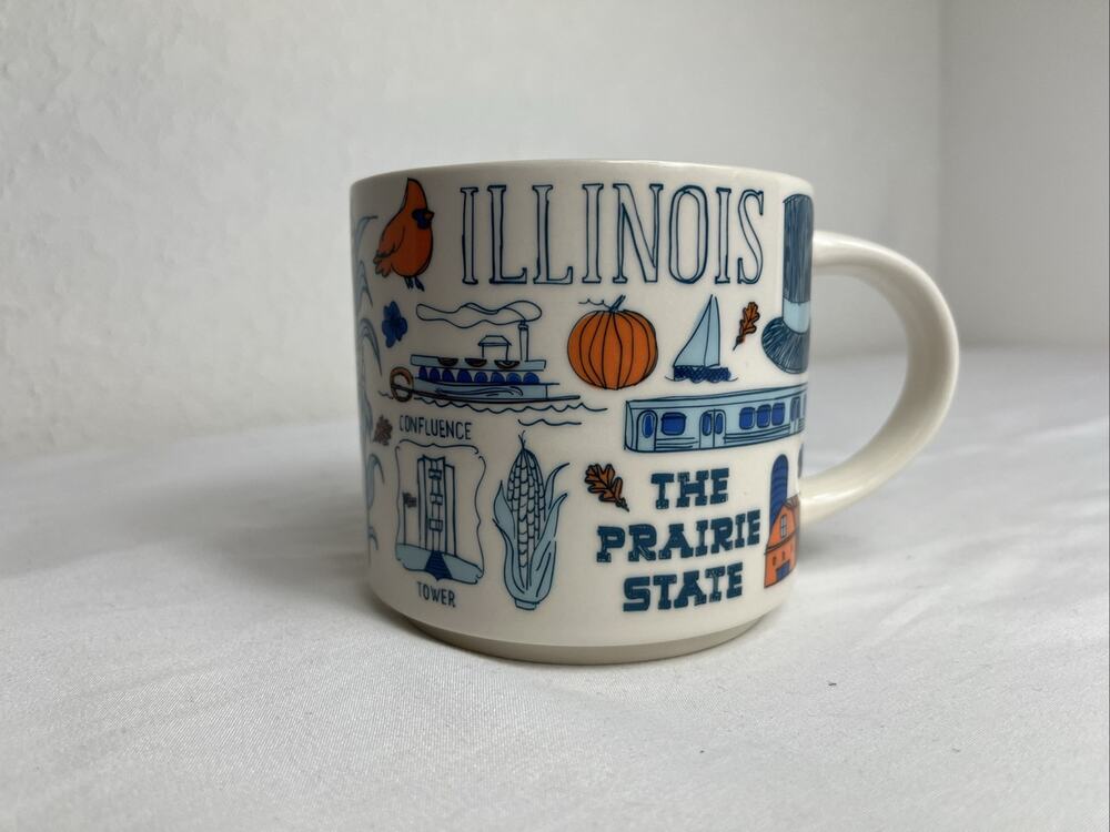 Starbucks Been There Series Mug Illinois The Prairie State across the globe